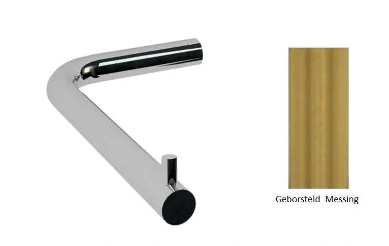 Waterrevolution Flow държач за тоалетна хартия без капак от четкан месинг A130LE