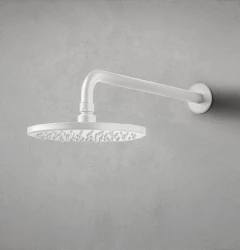 Водна революция Flow душ глава 250mm със стенна връзка мат бяло T164125BR