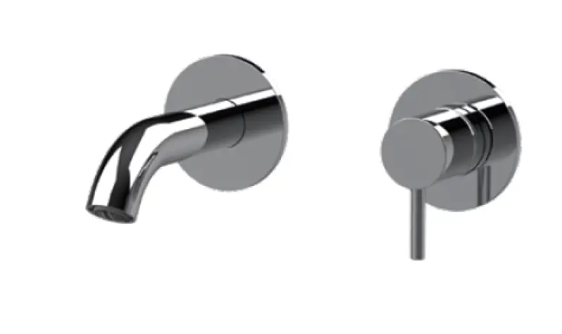 SB вграден смесител за умивалник в хром 102mm