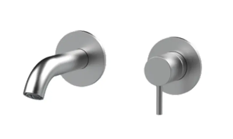 SB Round 316 вграден смесител за умивалник от неръждаема стомана 102mm