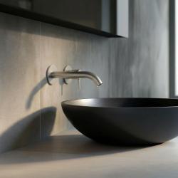 SB Round 316 вграден смесител за мивка от неръждаема стомана 132mm