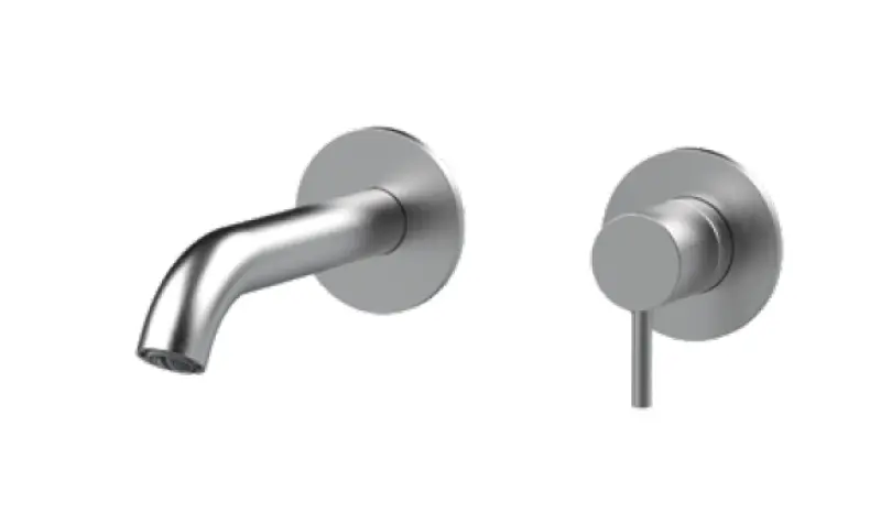 SB Round 316 вграден смесител за мивка от неръждаема стомана 132mm