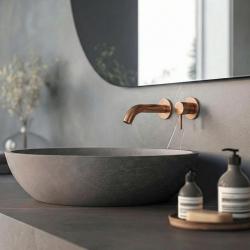 SB Round 316 вграден смесител за умивалник Отстранен Мед PVD 102mm