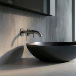 SB Round 316 вграден смесител за умивалник Gun Metal PVD 132mm