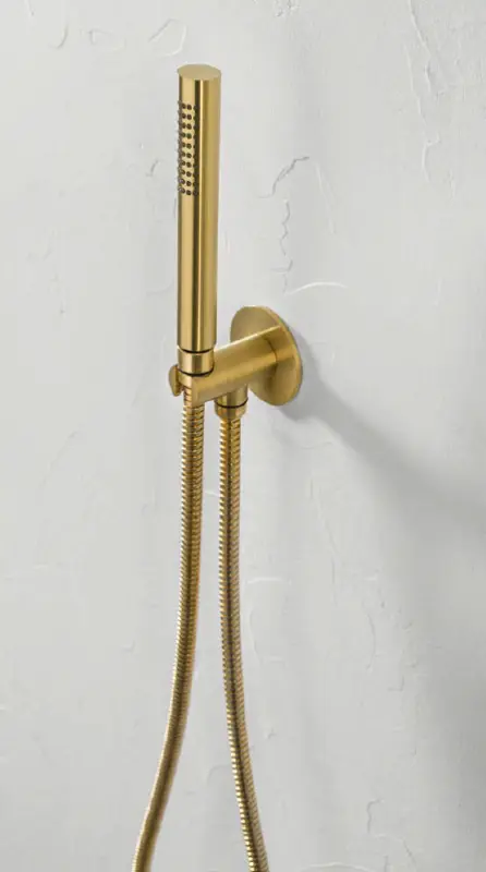 SB Rubinetterie 316 комплект ръчен душ с маркуч и закачалка от четкан месинг PVD 1208953547