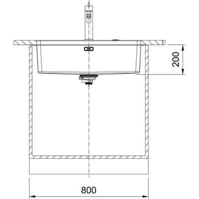Franke Mythos MYX 110.70 Иноксова мивка 70x40cm за вграждане под плота 122.0638.271
