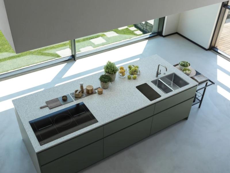 Franke Mythos MYX 160.34.16 BL Иноксова1,5 мивка за монтаж под плота 34+16cm 122.0638.273