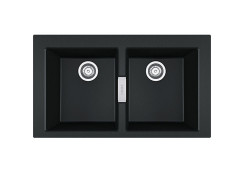 Franke Sirius 2 S2D 620 пластмасов двоен мивкник черен монтаж 143.0634.552