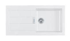 Franke Sirius 2 S2D 611 пластмасова мивка с бял сифон за повърхностен монтаж 100x50 143.0634.551