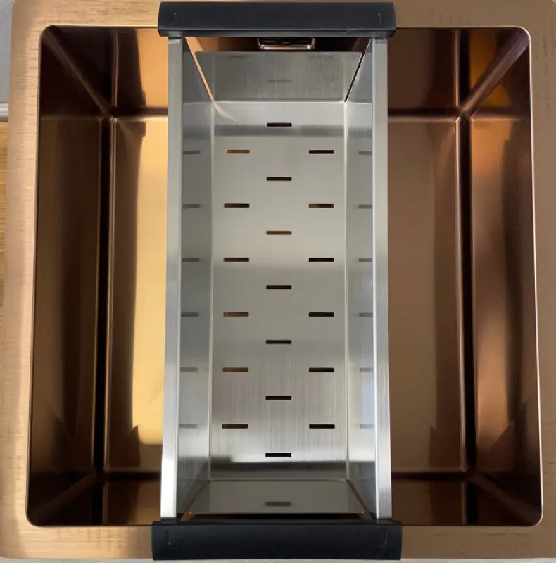 Ausmann Съд за остатъци неръждаема стомана 44x18cm за мивка с дължина 40cm 1208953722