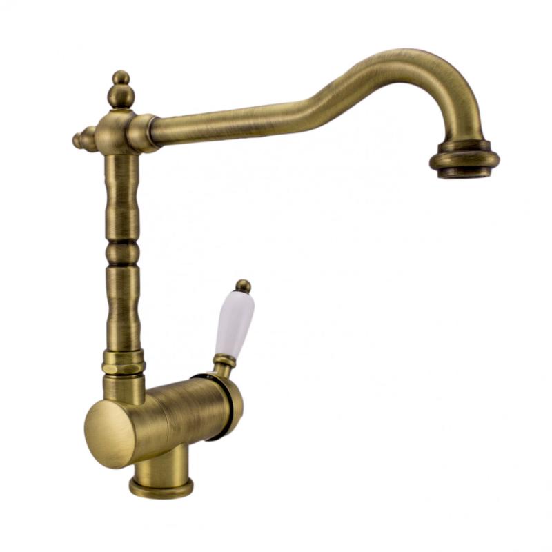 PB Vintage Носталгичен кухненски смесител, прозоречен смесител, сгъваем, бронз 1208953756