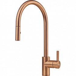 Franke Eos Neo Меден кухненски смесител с издърпващ се душ, pvd copper 115.0628.254