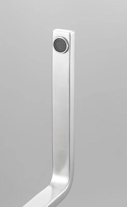 Franke Mythos Кухненска батерия от неръждаема стомана с въртящ се чучур, inox 115.0547.852