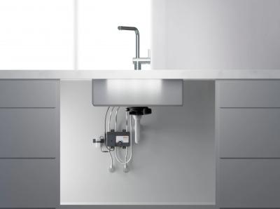 Franke Atlas Neo Сензорен кухненски смесител с издърпващ се чучур, inox 115.0625.523