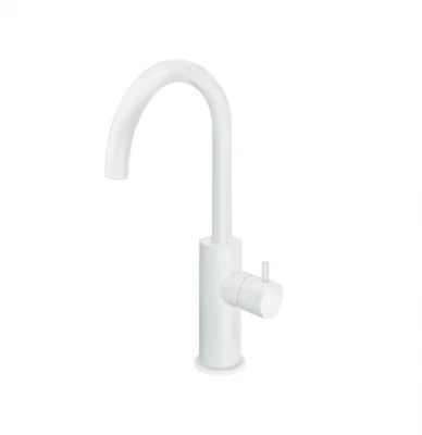 Waterevolution Flow смесител за умивалник, висок модел, матово бял T1121FUBR
