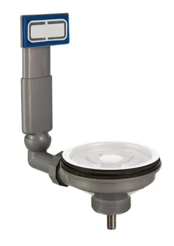 Lorreine Комплект за отвод в матово бяло с преливник 1208954014