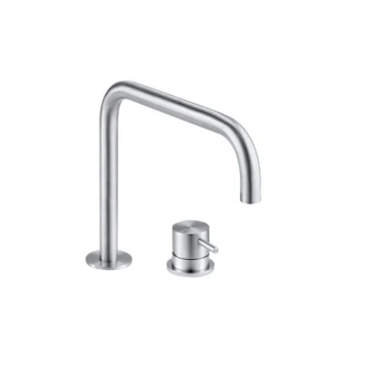 Waterevolution Flow 2-дупков мивков смесител от неръждаема стомана T112HIE