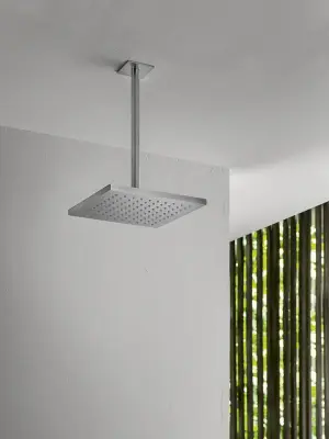 SB Square 316 Душова глава за дъжд 30x30см, масивна от 316 неръждаема стомана, матирана