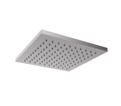 SB Square 316 Душова глава за дъжд 20x20cm масивна 316 неръждаема стомана с четка