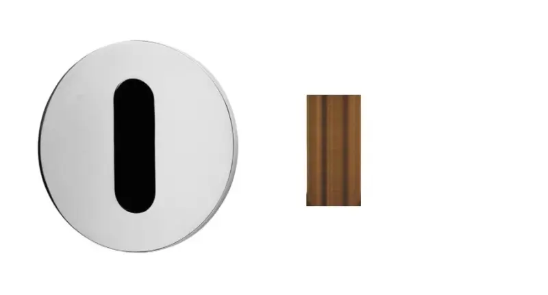 Вградена мивка за баня с инфрачервен сензор от Waterrevolution Flow, захранвана от електрическата мрежа, PVD обработка на четкана мед T118EECPE