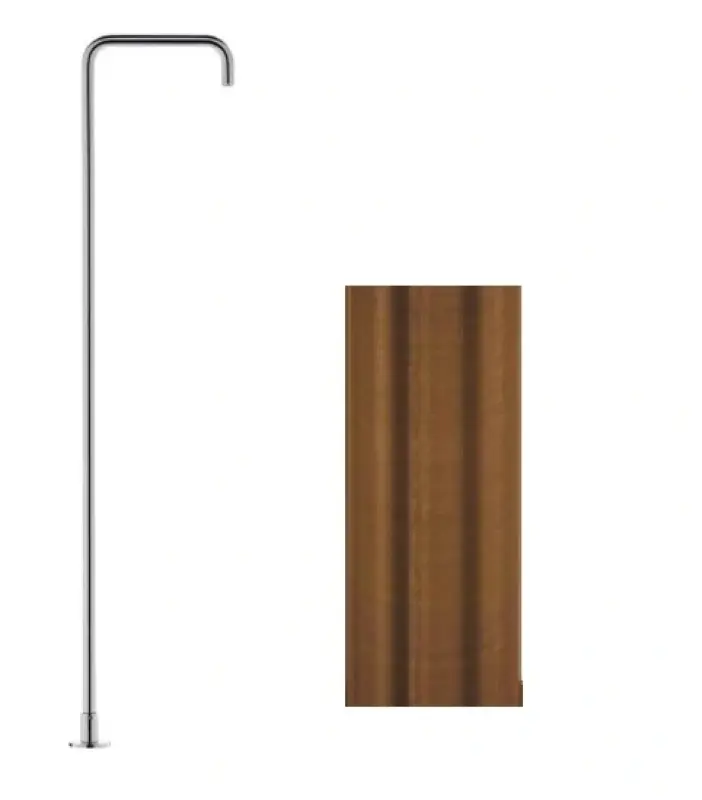 Waterevolution Flow Свободностоящ смесител за умивалник Излив PVD Матиран мед T1.676.CP.E