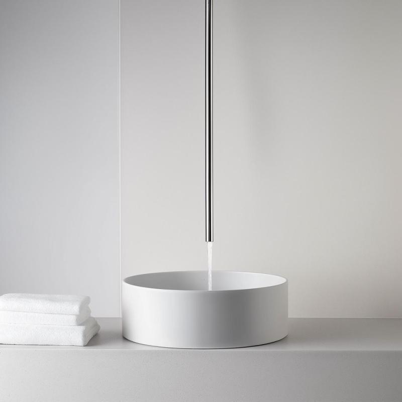 Waterevolution Flow стенен смесител за мивка, напълно изработен от неръждаема стомана T1678IE