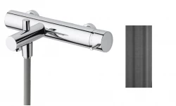 Waterevolution Flow смесител за вана със сет за ръчен душ PVD Gun Metal T130GME