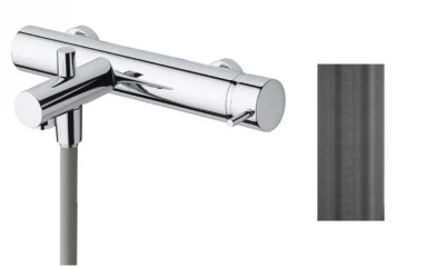 Waterevolution Flow смесител за вана със сет за ръчен душ PVD Gun Metal T130GME