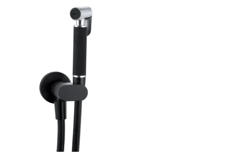 Водна революция Комплект ръчен душ за биде Flow Черен T1626PR
