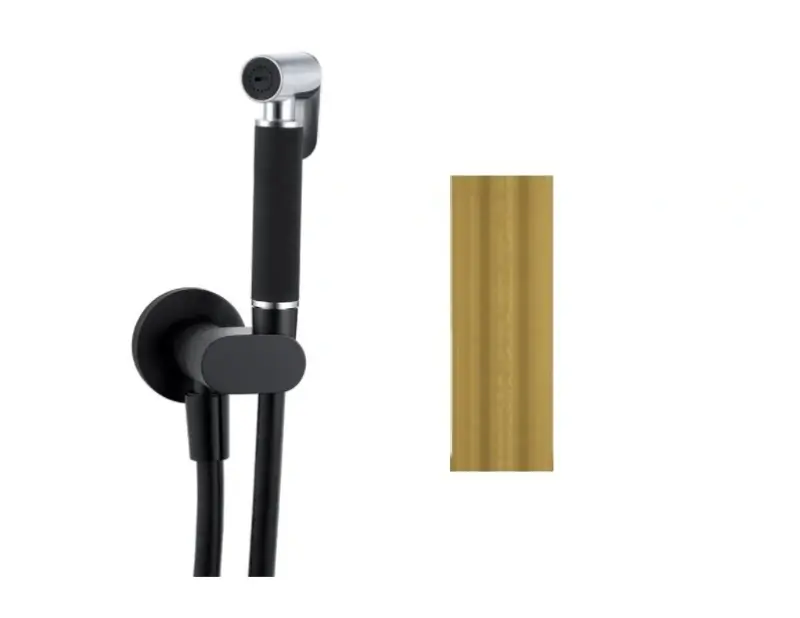 Водна революция Комплект за биде душ Flow от месинг в натурален вид T1626LE