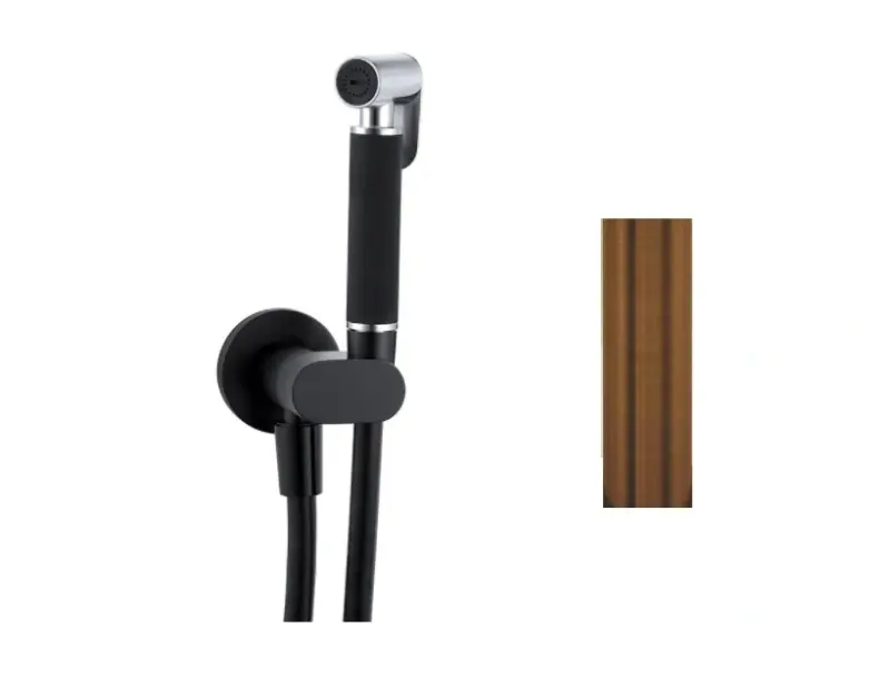 Уотереволюшън Флоу биде комплект ръчен душ PVD четкан мед T1626CPE