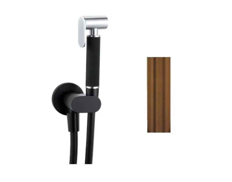 Уотереволюшън Флоу биде комплект ръчен душ PVD четкан мед T1626CPE