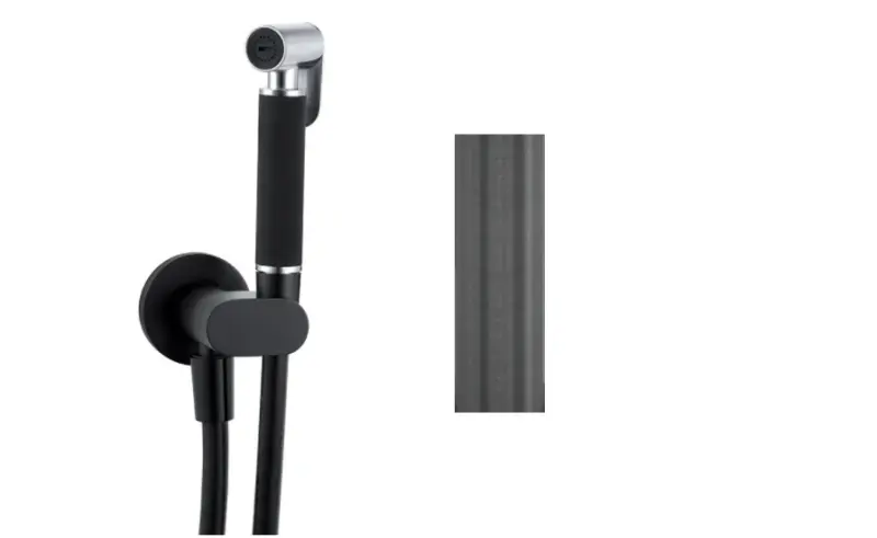 Waterevolution Flow Биде ръчен душ комплект PVD Gun Metal T1626GME