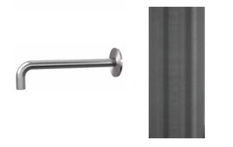 Waterevolution Flow батарейный излив 19см PVD Gun Metal T167119GME