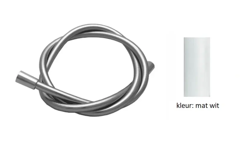 Водна революция Flow душова тръба 170 см бяла FLEX1BR