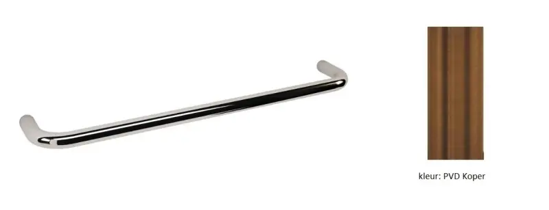 Waterevolution поток държач за кърпи 35см PVD четка Мед A111CPE