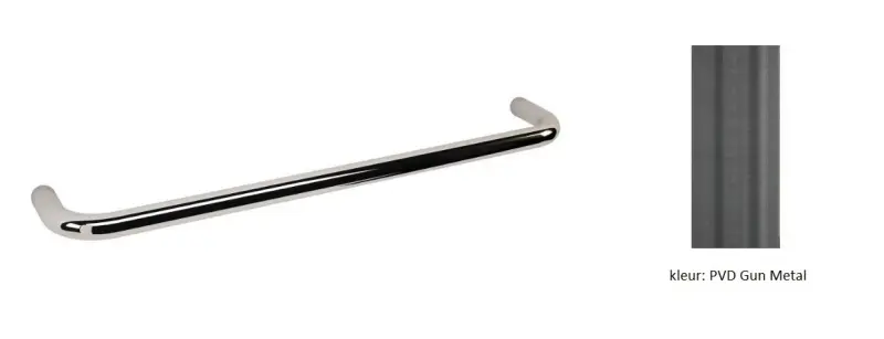 Водна революция държач за кърпи 35см PVD Gun Metal A111GME