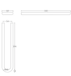 Waterrevolution поток държач за кърпи PVD четкан мед A115CPE