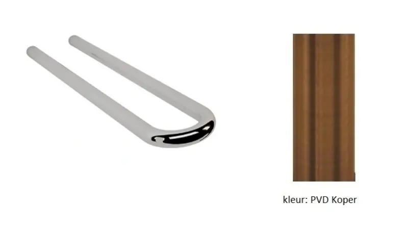 Waterrevolution поток държач за кърпи PVD четкан мед A115CPE