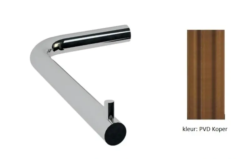 Държач за тоалетна хартия Waterrevolution Flow без клапа, PVD обработен мед T130CPE