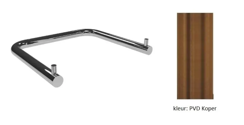 Водна революция Flow Двойна държачка за тоалетна хартия PVD четкан мед A131CPE