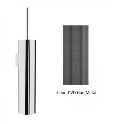 Комплект за тоалетна четка за стена Waterevolution Flow PVD Gun Metal A241GME
