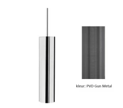 Набор за тоалетна четка Waterrevolution Deep, стоящ PVD Gun Metal A240GME