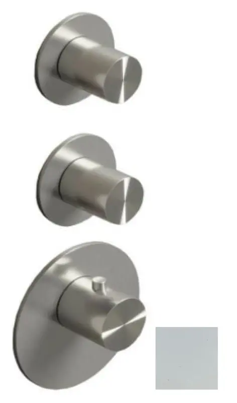 SB AESTHETICS вграден термостатен вентил с 2 изхода / 2 x спирачен вентил в мат бяло 1208954948