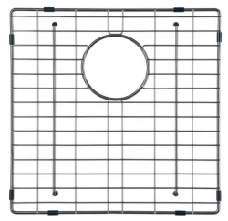 Lorreine Дънна решетка PVD gun metal 40x40см 1208955096