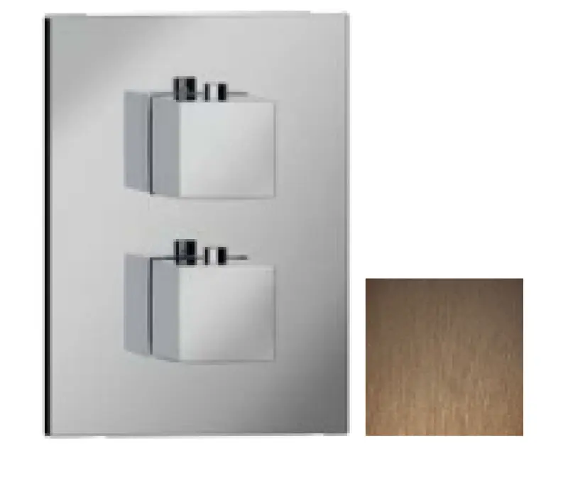 SB Universal Square вграден термостатен кран с 2 изхода PVD мед 1208955149