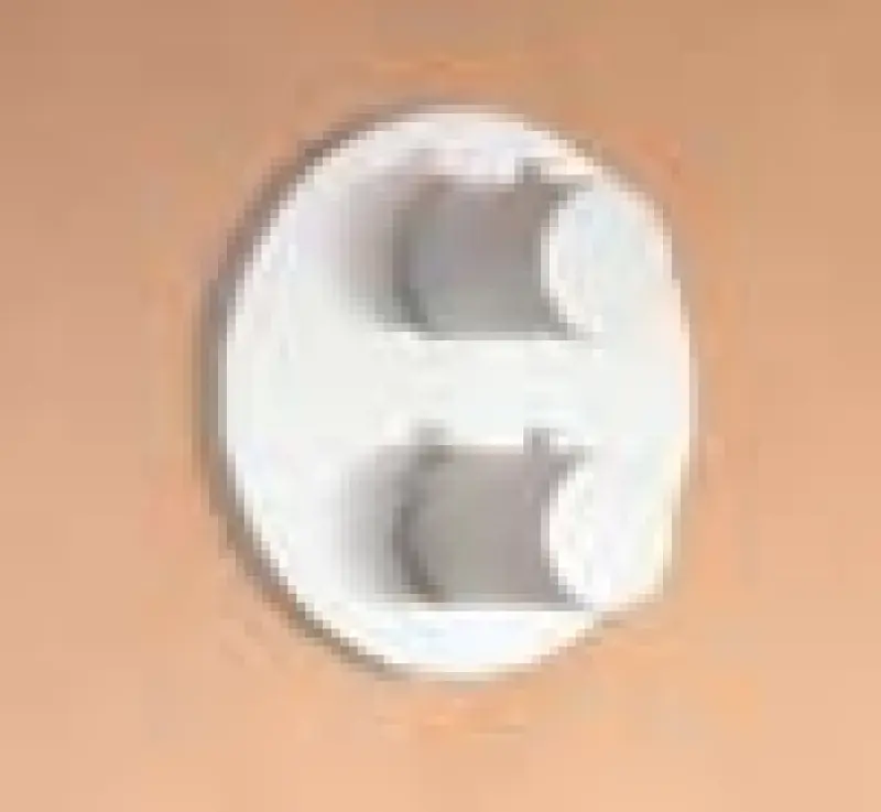 SB Универсален вграден термостатичен кран с 2 изхода в мат бяло 1208955165