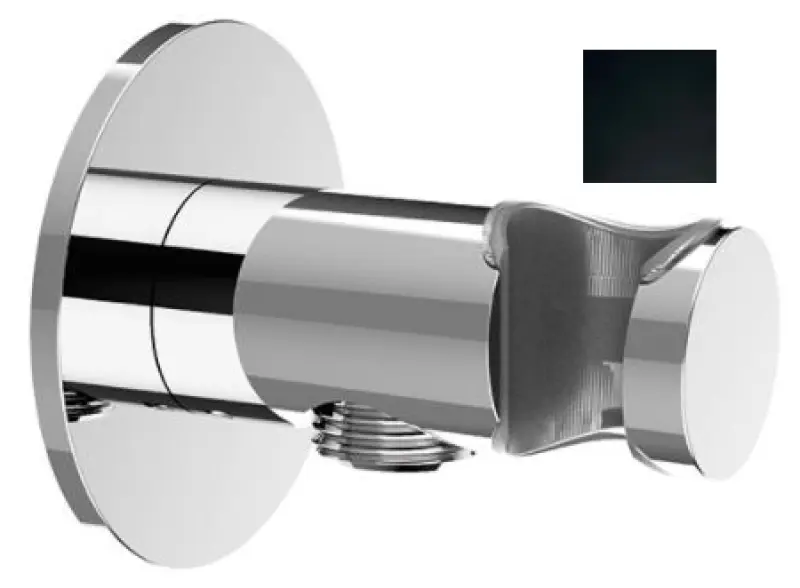 SB Rubinetterie Universale душ плафон с водоснабдяване мат черен 1208955198