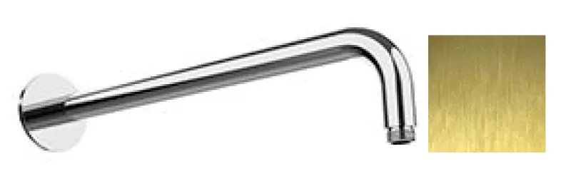 SB Round 316 стенен душови ръкав около 35 см PVD злато 1208955316