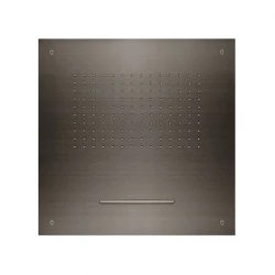SB Square 316 Вграден душ с дъждовна функция и водопад 50x50cm таванна душ глава PVD пушка метал 1208955320